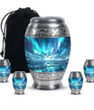 Northern Lights Mini Urns For Human Ashes Dad - Urns For Ashes Keepsake