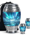 Northern Lights Mini Urns For Human Ashes Dad - Urns For Ashes Keepsake