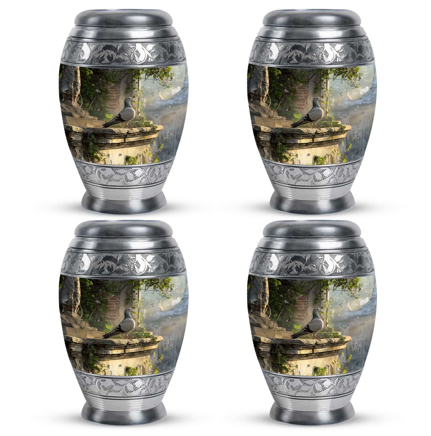 Dove Medium Urns For Ashes Adult Female - Funeral Urns Men