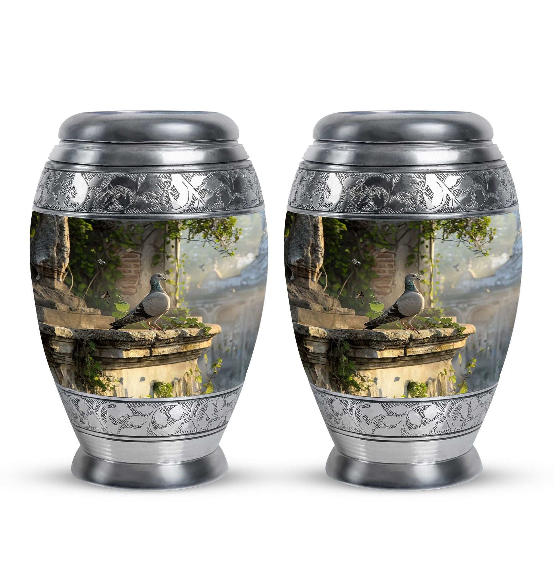 Dove Medium Urns For Ashes Adult Female - Funeral Urns Men