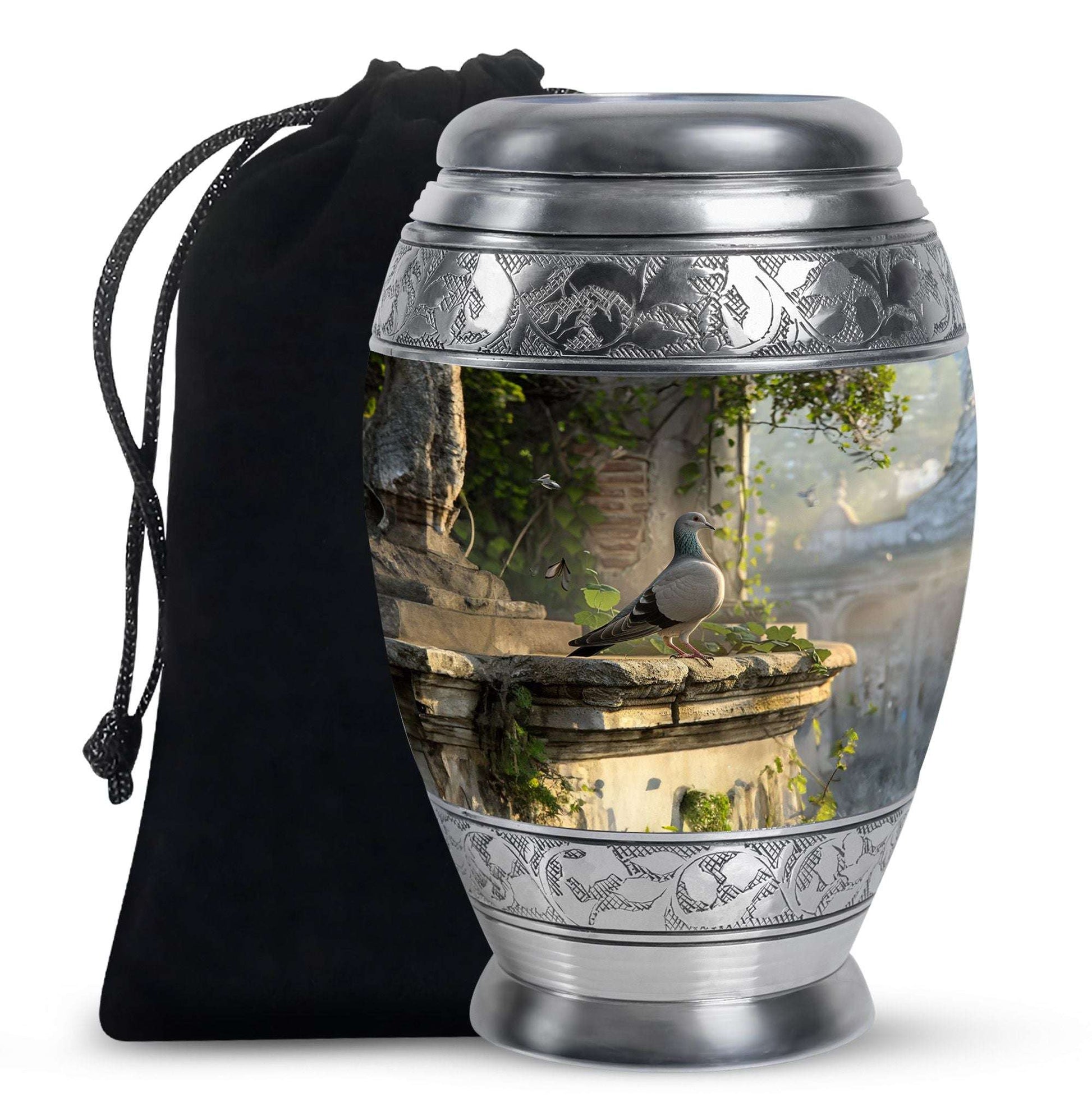 Dove Medium Urns For Ashes Adult Female - Funeral Urns Men