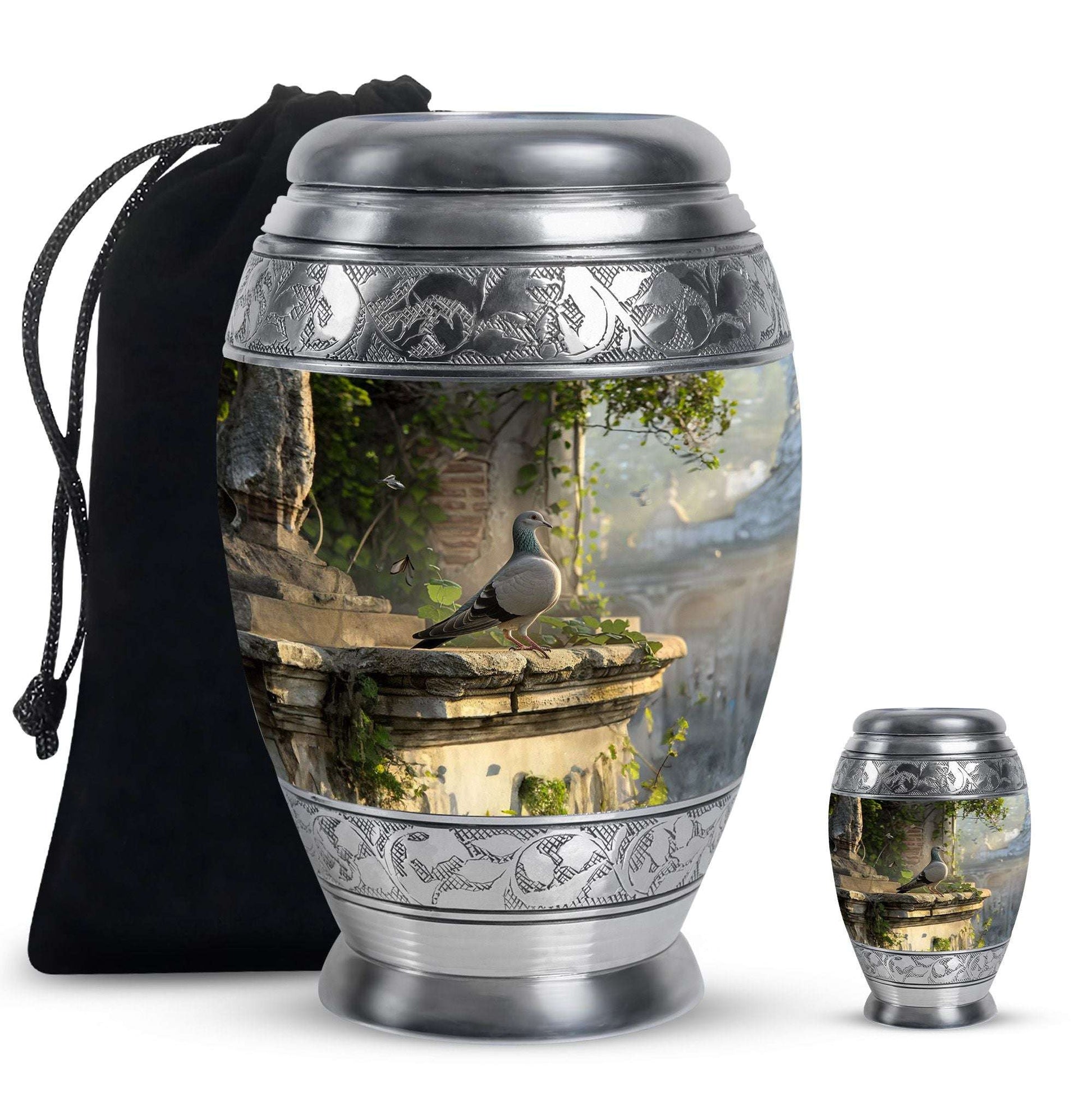 Dove Medium Urns For Ashes Adult Female - Funeral Urns Men