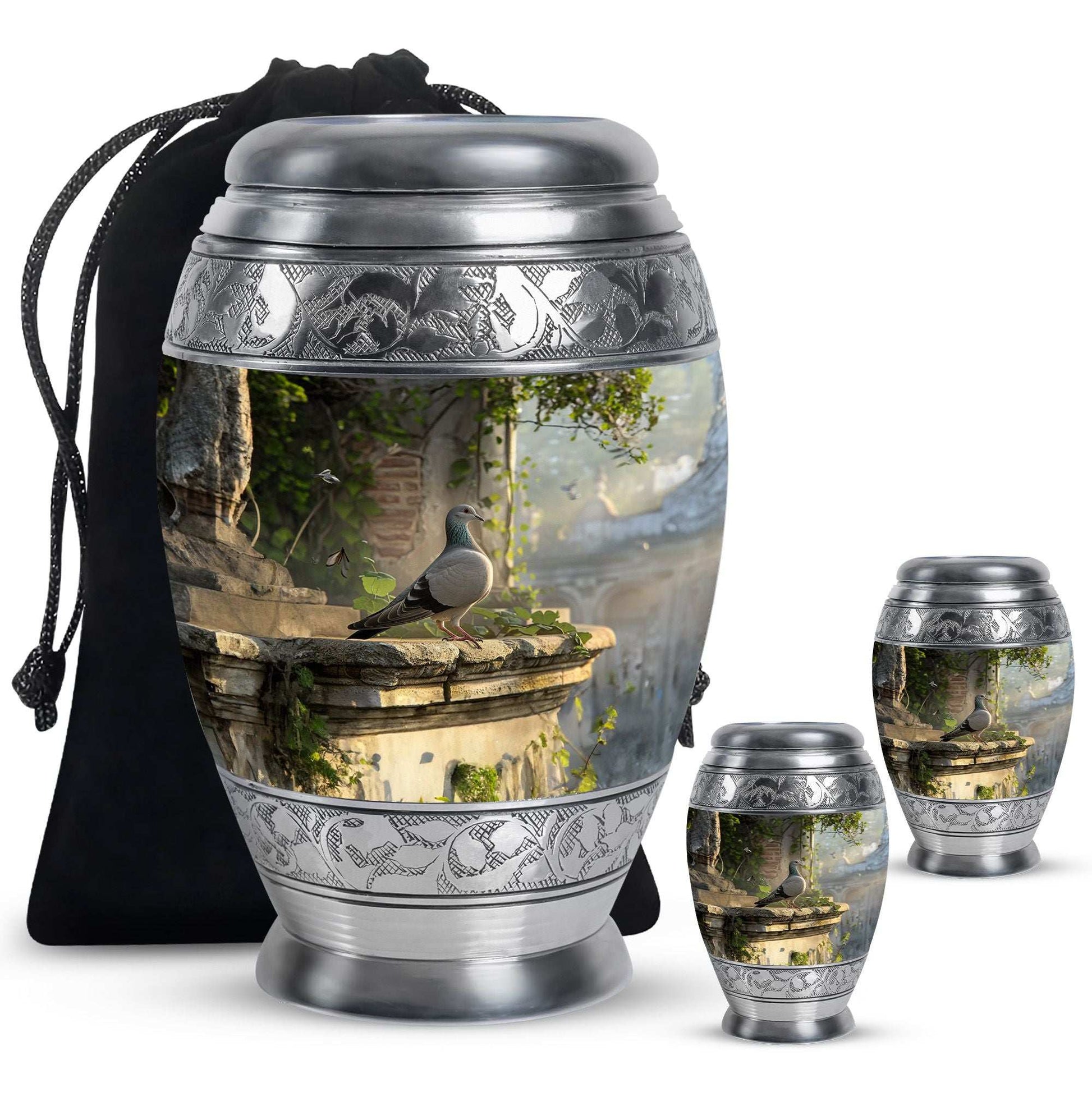 Dove Medium Urns For Ashes Adult Female - Funeral Urns Men