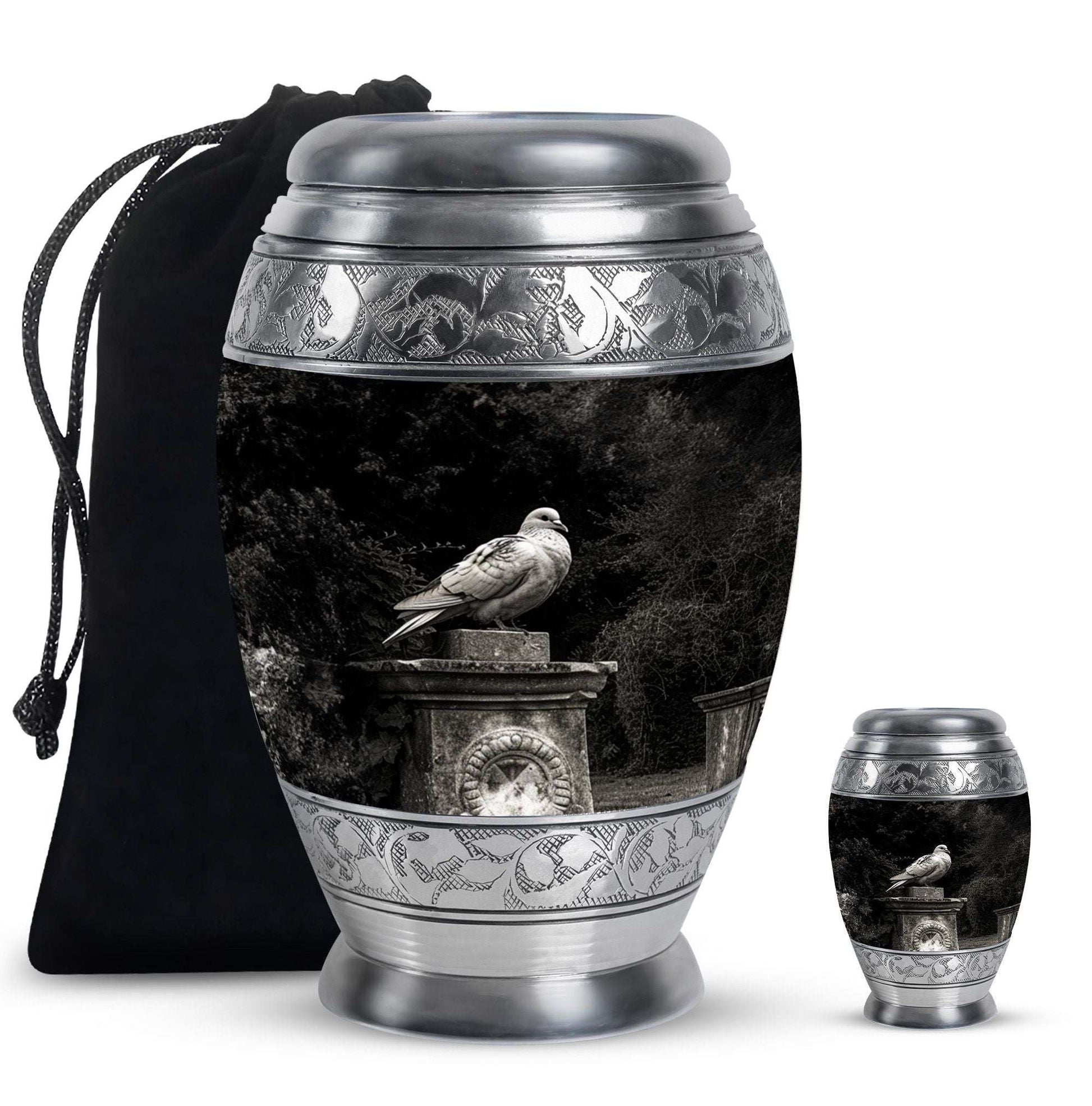 Dove Cremation Urns For Human Ashes Adult Set - Mini Urn For Mom Ashes