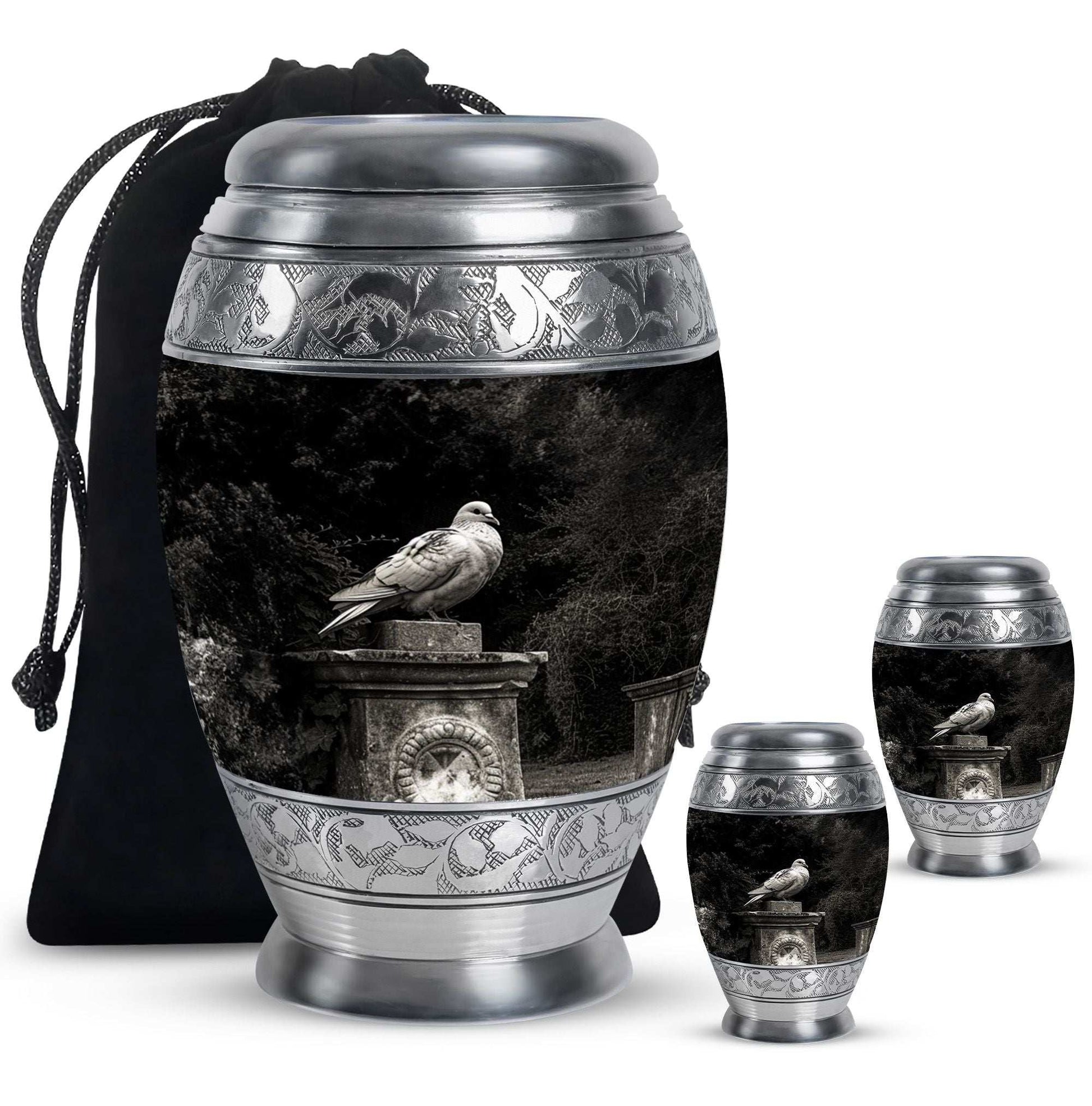 Dove Cremation Urns For Human Ashes Adult Set - Mini Urn For Mom Ashes