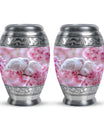 White Couple Dove Burial Urn - Cremation Urn For Loved Ones