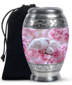 White Couple Dove Burial Urn - Cremation Urn For Loved Ones