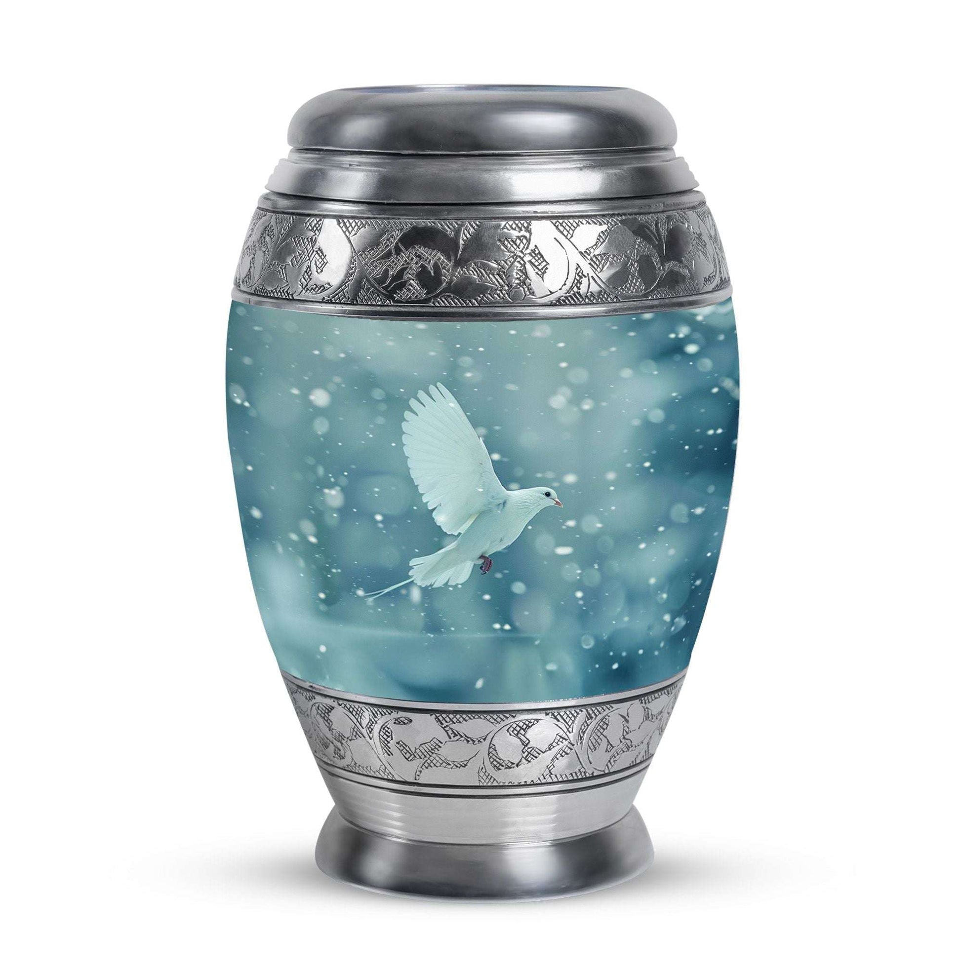 White Dove Burial Urn - Large Urns For Couple