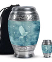 White Dove Burial Urn - Large Urns For Couple