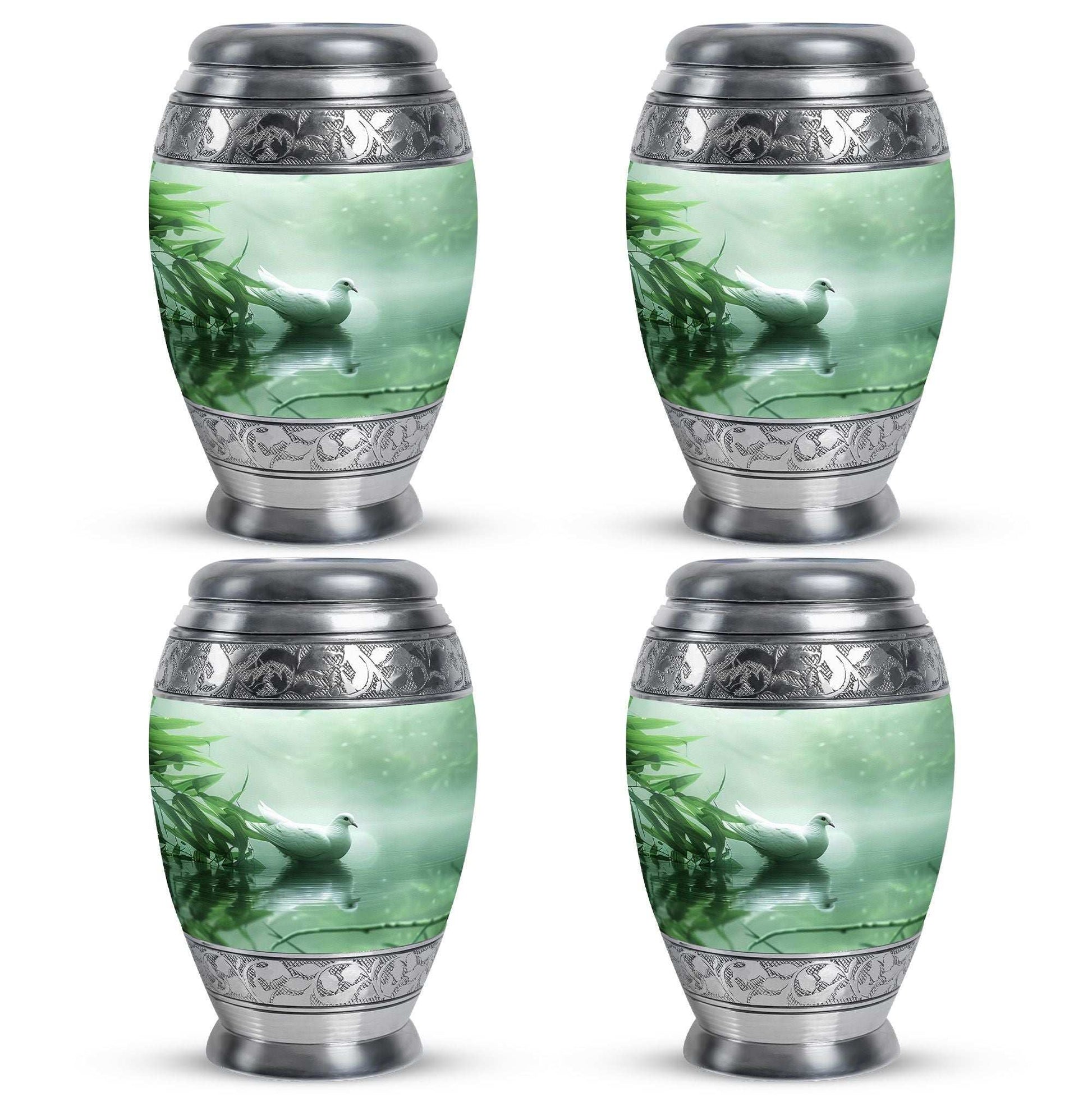 Dove Memorial Urn For Human Ashes - Large Decorative Urn