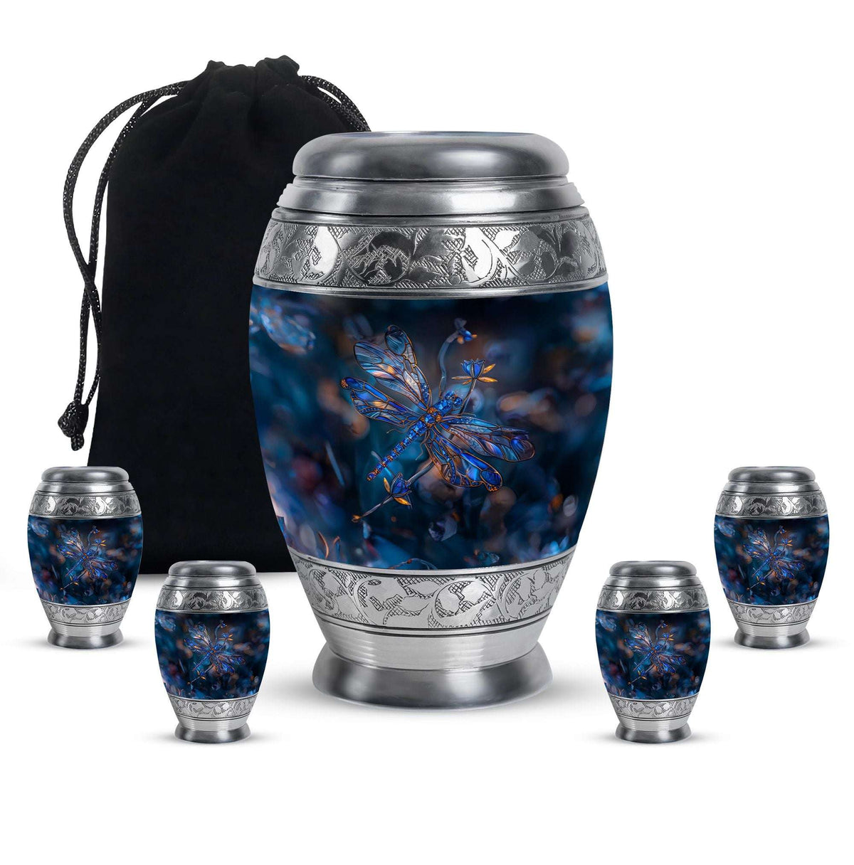 Dragonfly Burial Urns For Ashes - Large Decorative Urns For Women