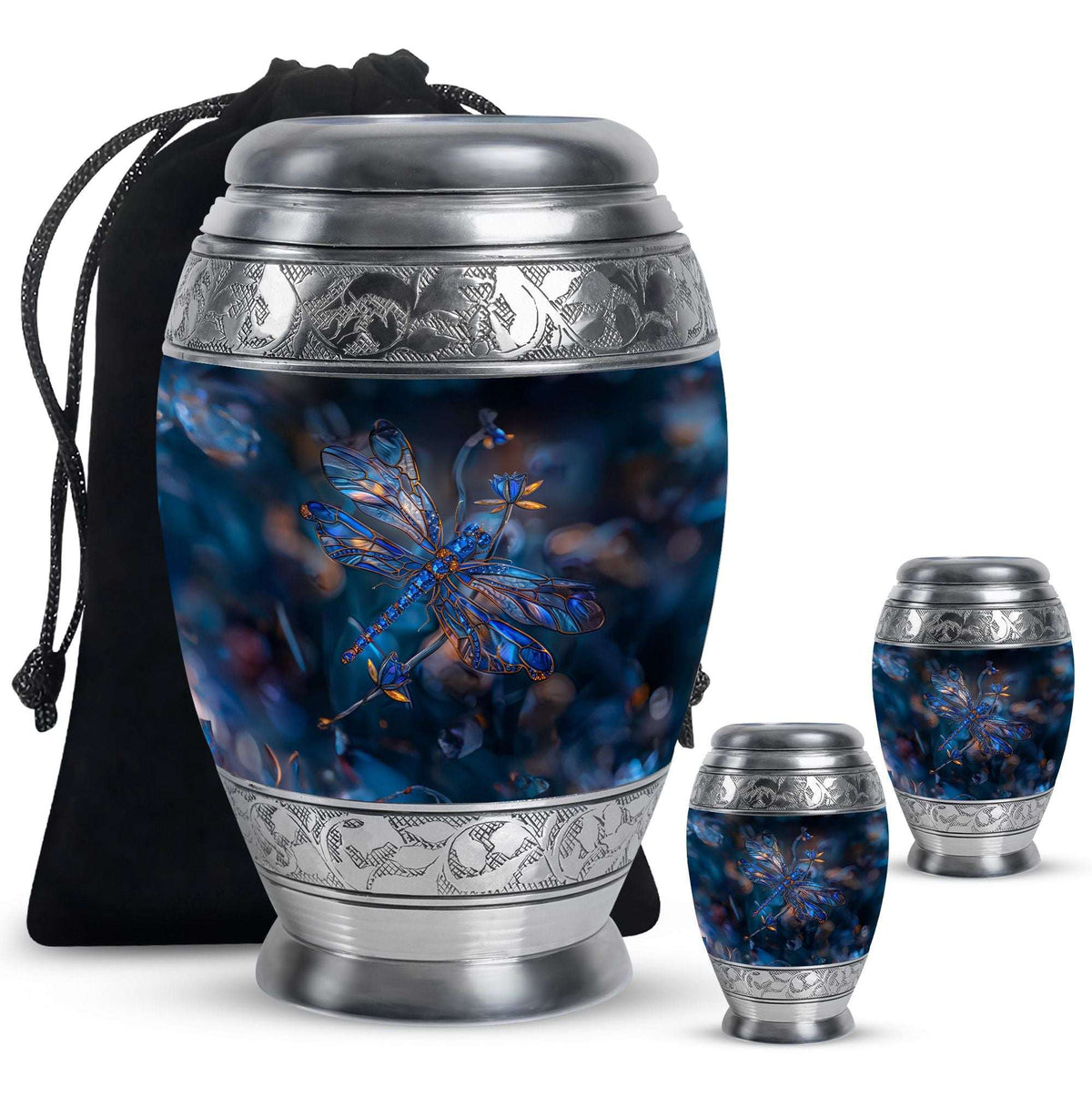 Dragonfly Burial Urns For Ashes - Large Decorative Urns For Women