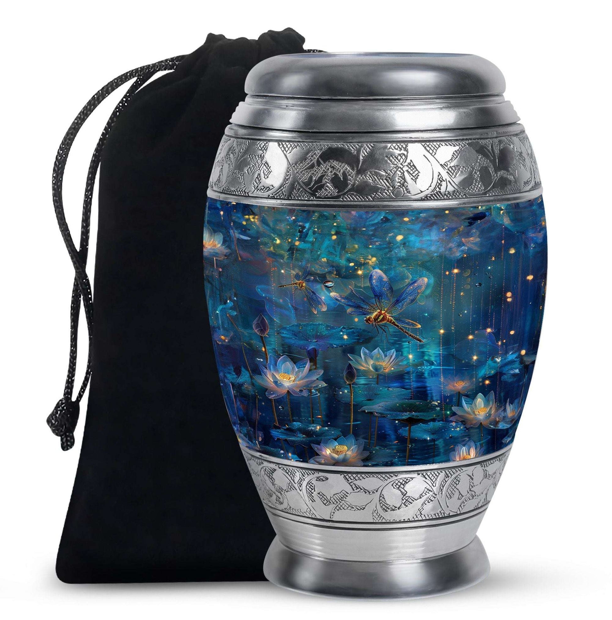 Dragonfly Urn For Adult Ashes - Decorative Memorial Urn For Mom Ashes