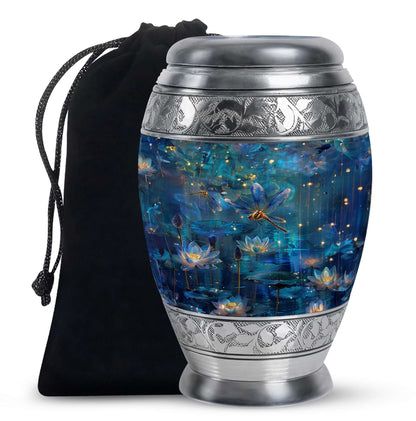 Dragonfly Urn For Adult Ashes - Decorative Memorial Urn For Mom Ashes