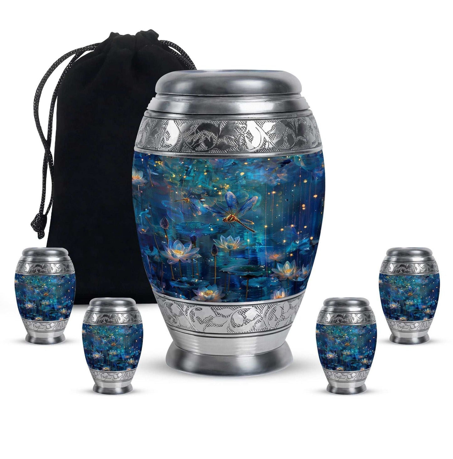 Dragonfly Urn For Adult Ashes - Decorative Memorial Urn For Mom Ashes