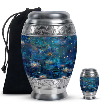 Dragonfly Urn For Adult Ashes - Decorative Memorial Urn For Mom Ashes