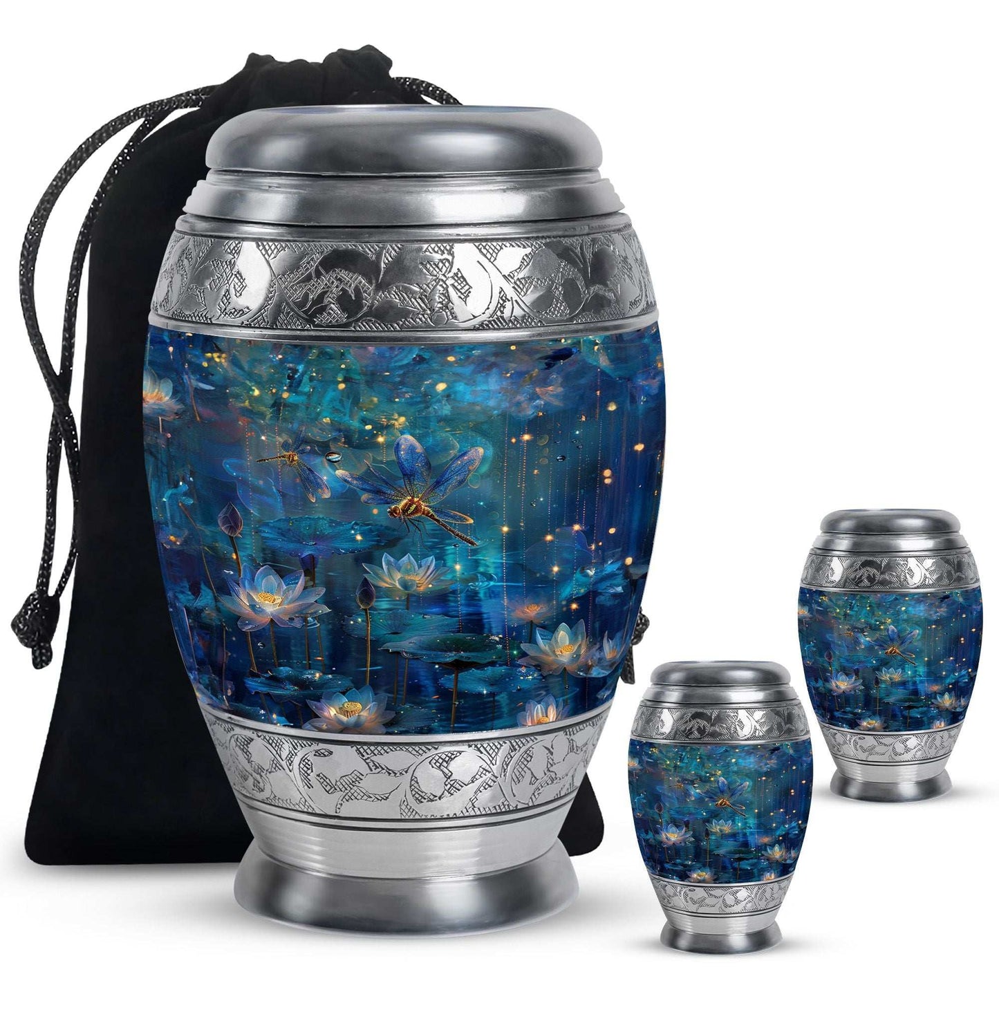 Dragonfly Urn For Adult Ashes - Decorative Memorial Urn For Mom Ashes