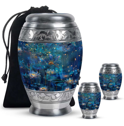 Dragonfly Urn For Adult Ashes - Decorative Memorial Urn For Mom Ashes