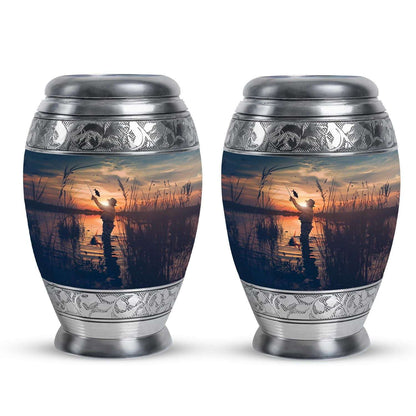 Father Fishing Funeral Urns - Urns For Human Ashes Dad