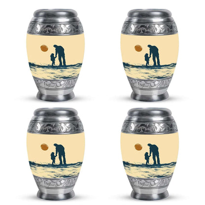 Father and Daughter Cremation Urns - Decorative Urn For Human Ashes