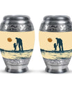 Father and Daughter Cremation Urns - Decorative Urn For Human Ashes