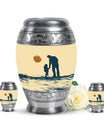 Father and Daughter Cremation Urns - Decorative Urn For Human Ashes