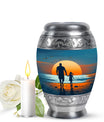 Memorial Father Daughter Urn For Burial Ashes - Cremation Urns Large