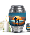 Memorial Father Daughter Urn For Burial Ashes - Cremation Urns Large