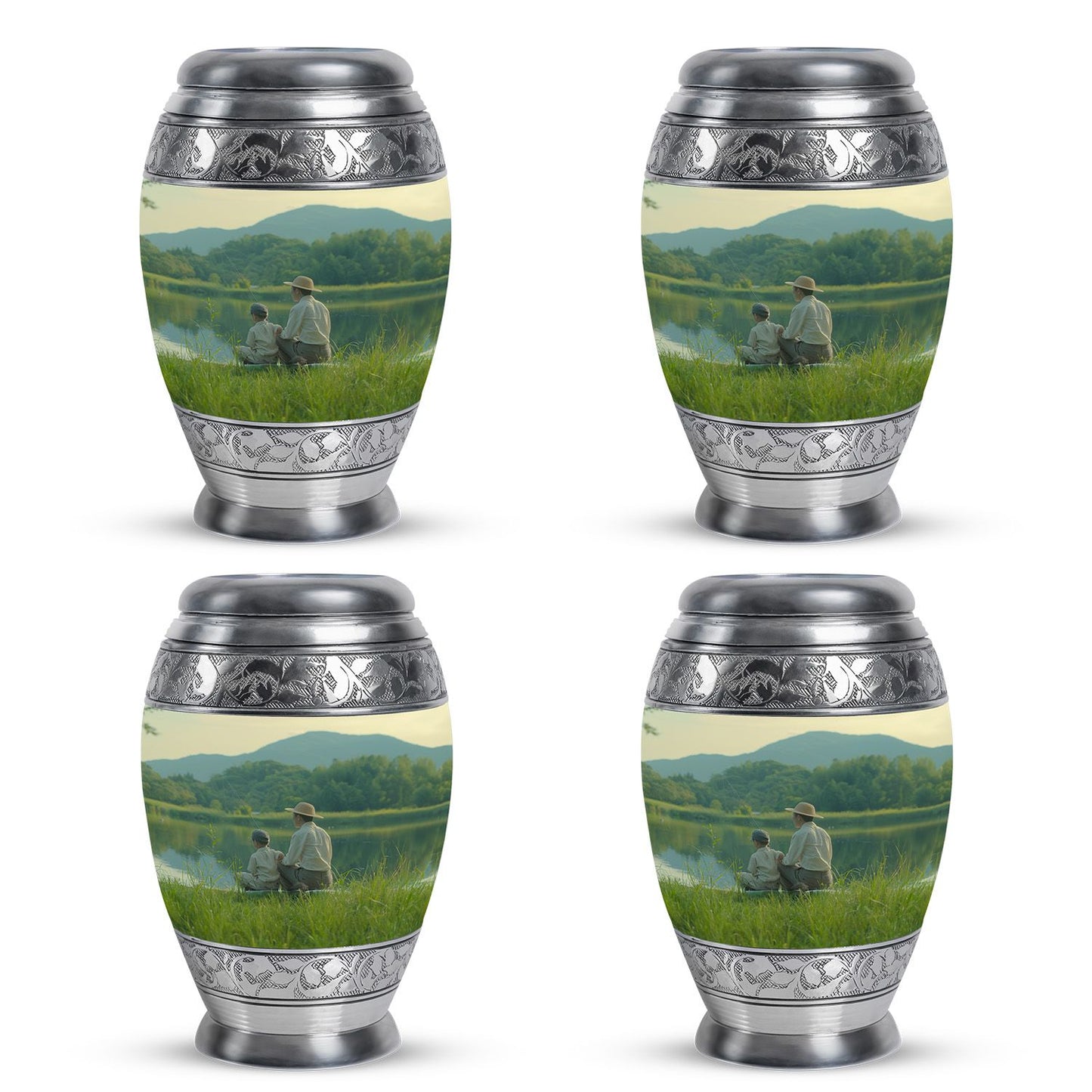 Personalized Fish Memorial Urn for Pet Ashes - 10-inch, 200 cu in - Yatskia