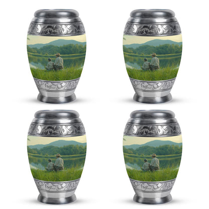 Personalized Fish Memorial Urn for Pet Ashes - 10-inch, 200 cu in - Yatskia