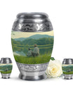 Father Son Fishing Memorial Urns - Beautiful Burial Urns For Ashes
