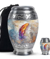 Feather Urn For Human Remains Funeral - Memorial Keepsakes For Ashes