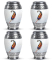 White Feather Urn For Human Ashes - Urn For Female
