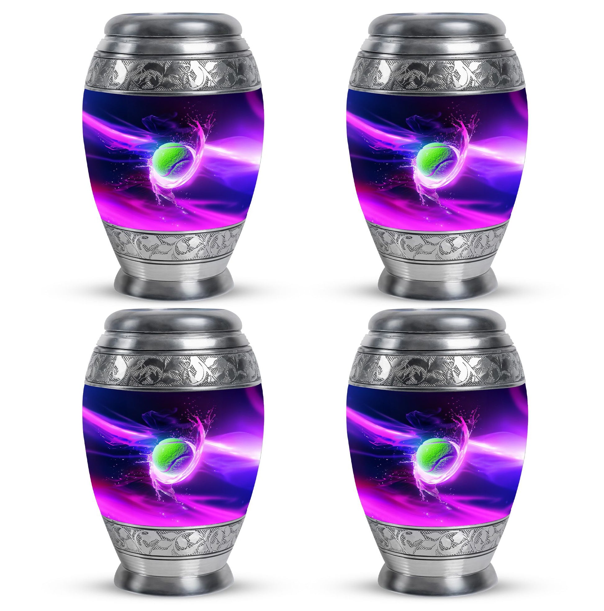 Green Tennis Ball Funeral Urn - Urn For Athletes