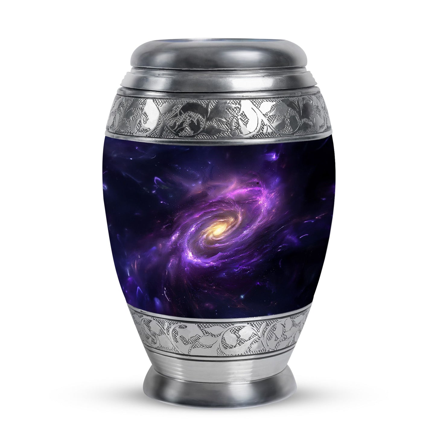 Personalized Galaxy Cremation Urn for Women - 10-inch, 200 cu in - Yatskia