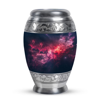 Personalized Galaxy Cremation Urn for Men - 10-inch, 200 cu in - Yatskia
