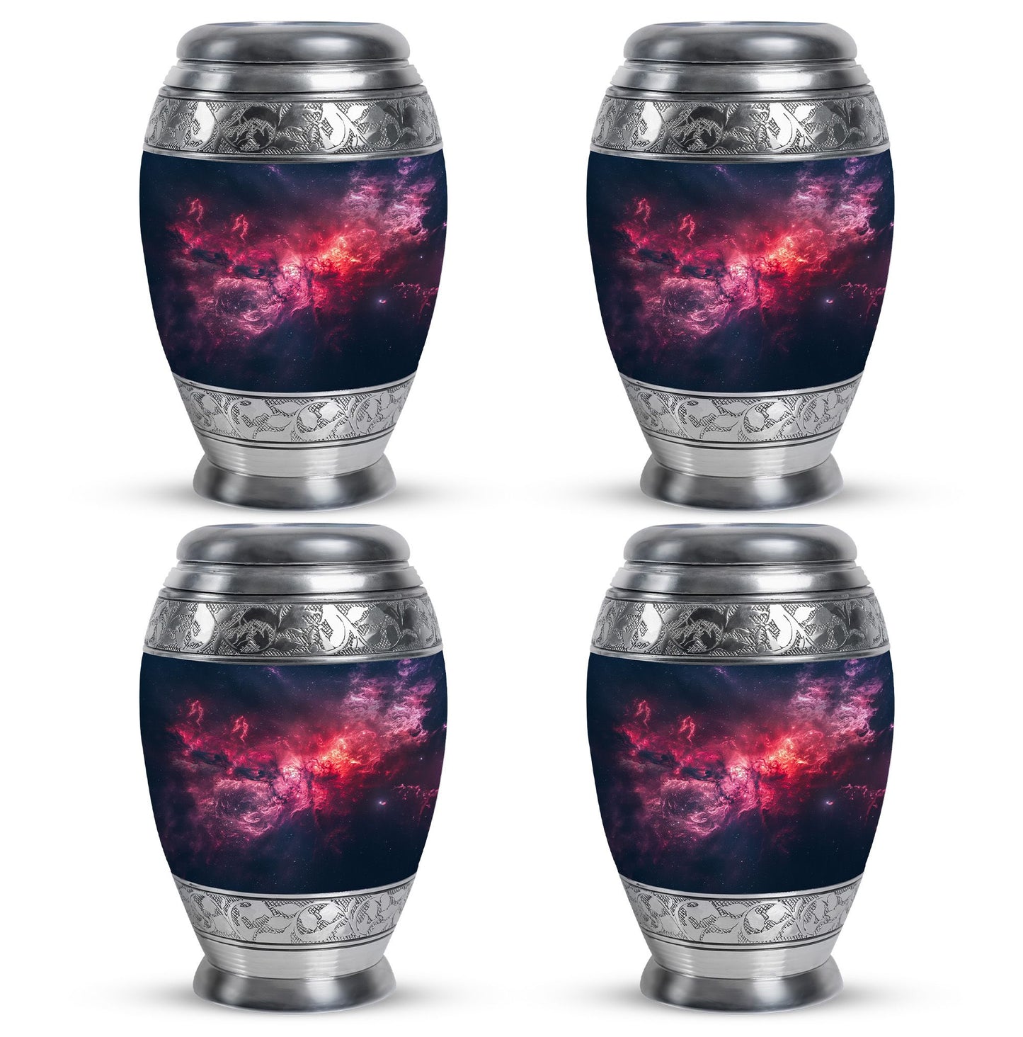 Personalized Galaxy Cremation Urn for Men - 10-inch, 200 cu in - Yatskia