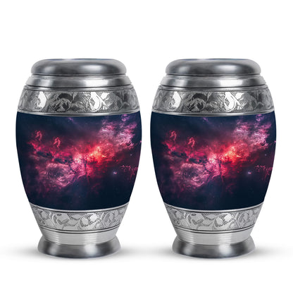 Personalized Galaxy Cremation Urn for Men - 10-inch, 200 cu in - Yatskia