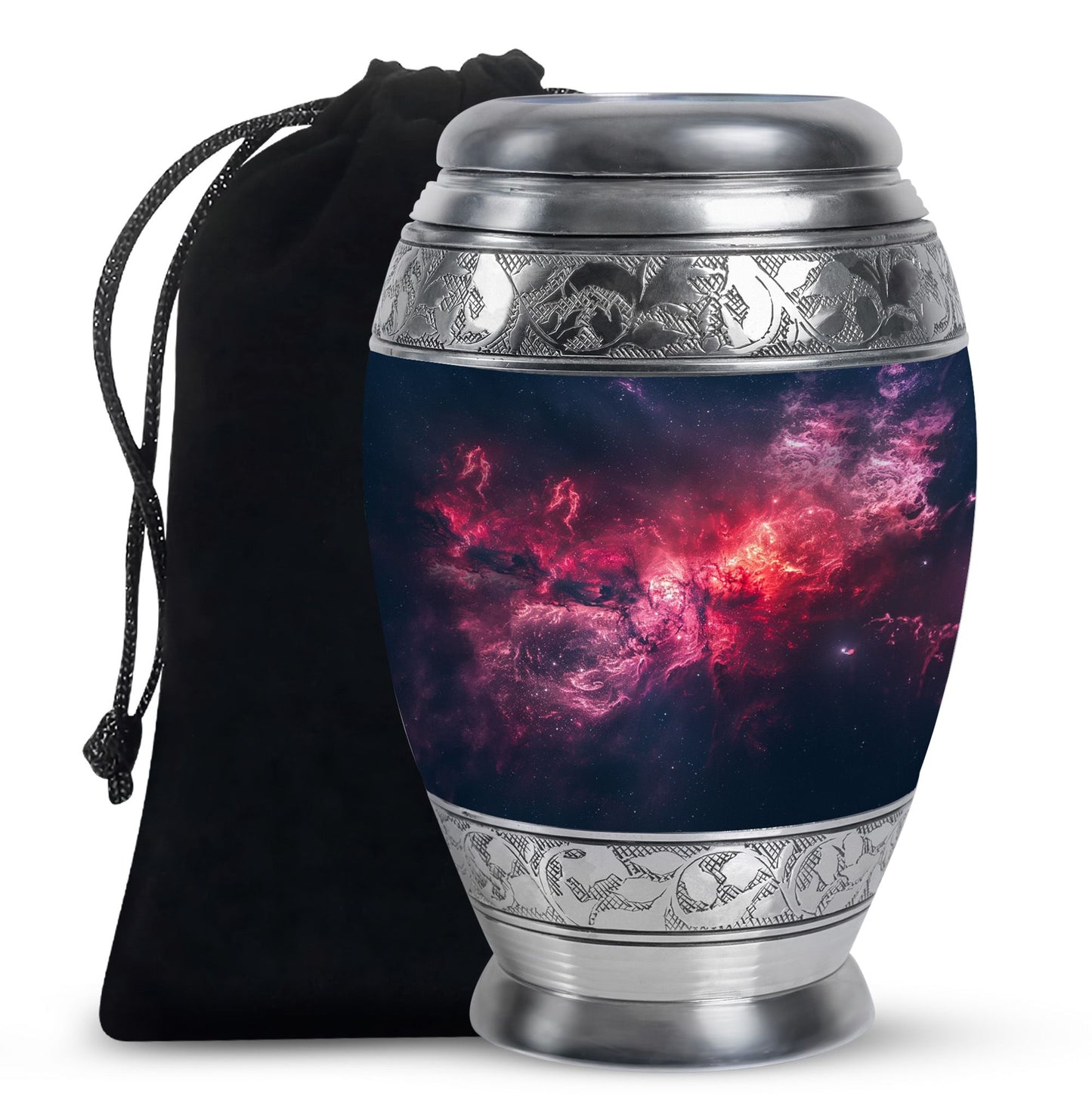 Personalized Galaxy Cremation Urn for Men - 10-inch, 200 cu in - Yatskia