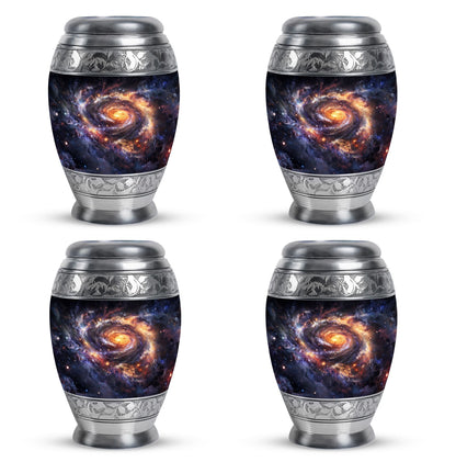 Personalized Galaxy Cremation Urn for Loved One - 10-inch, 200 cu in - Yatskia