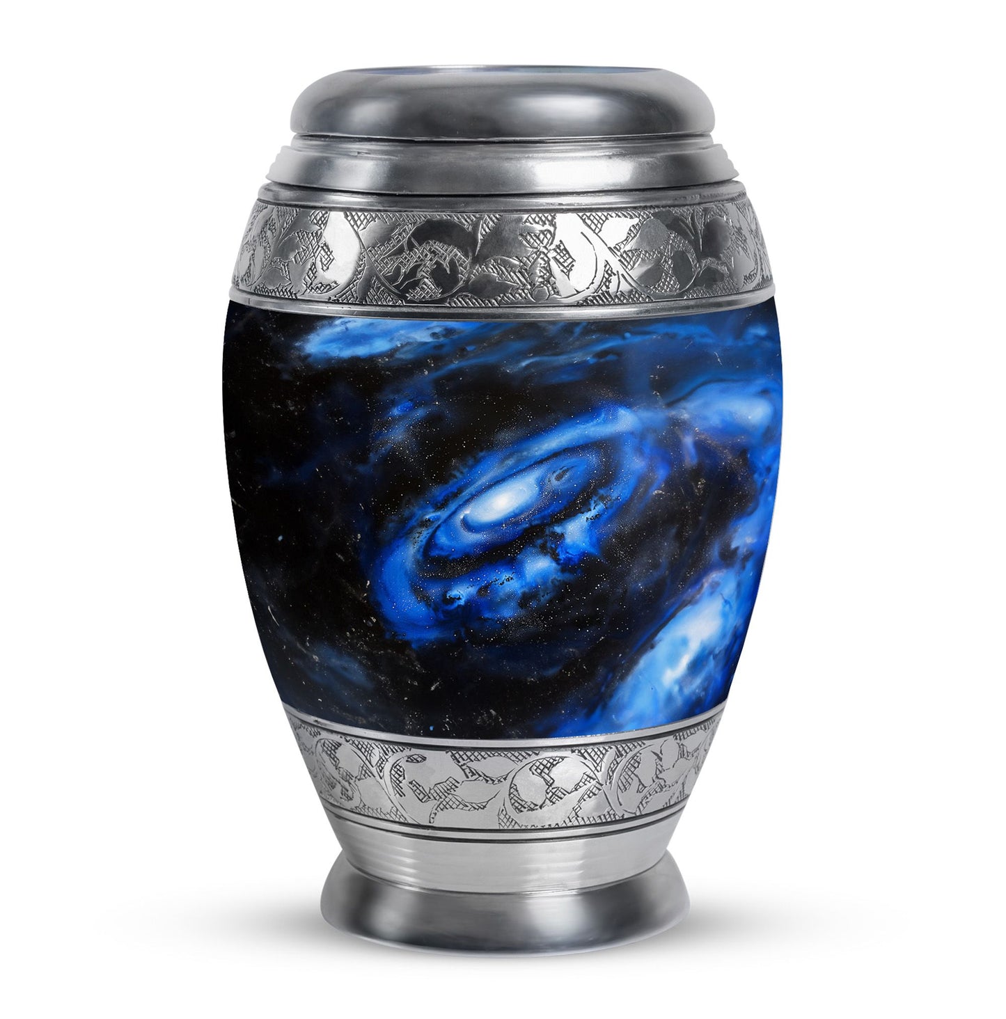 Personalized Galaxy Cremation Urn for Men - 10-inch, 200 cu in - Yatskia
