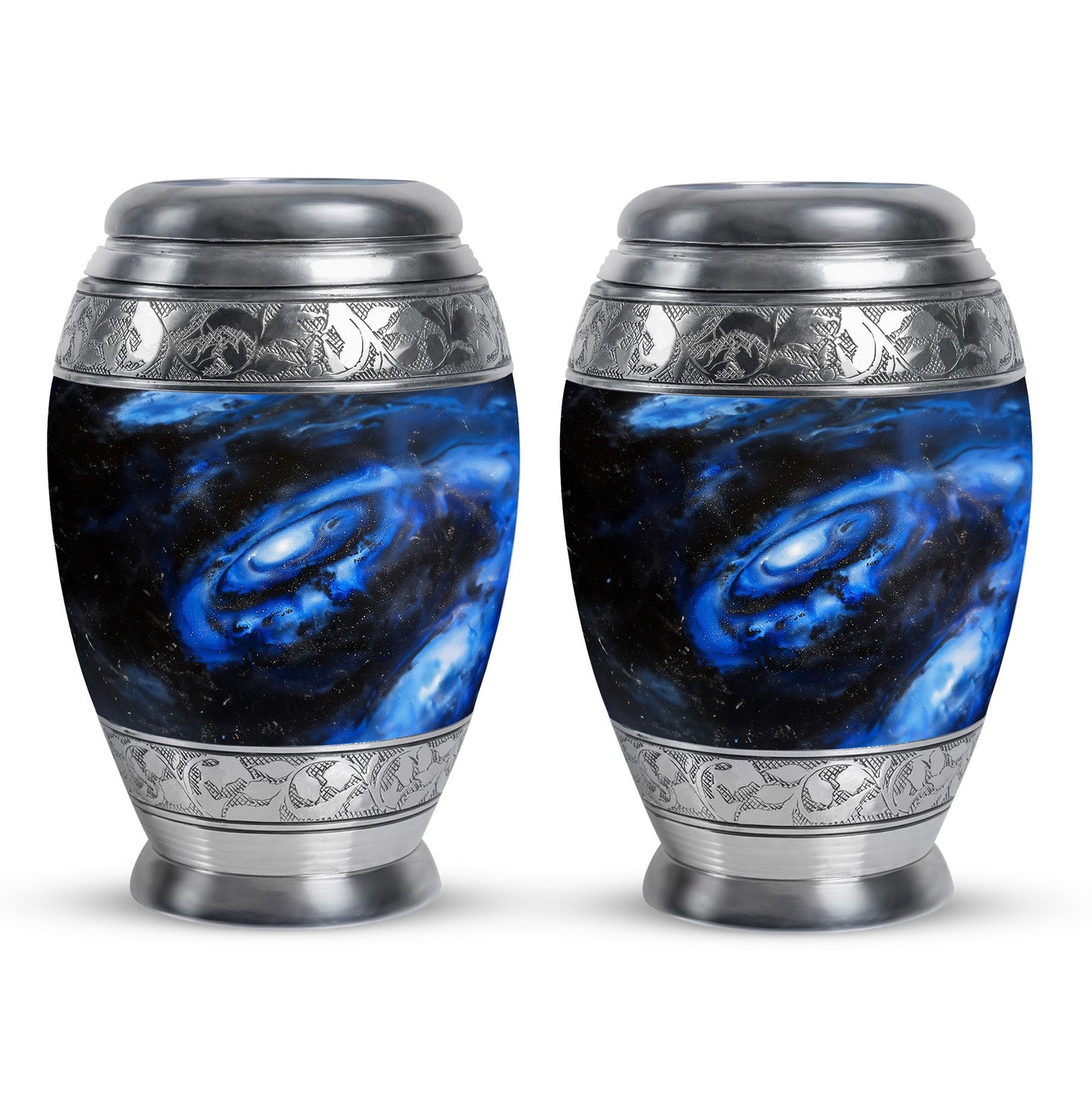 Personalized Galaxy Cremation Urn for Men - 10-inch, 200 cu in - Yatskia