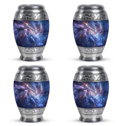Personalized Galaxy Cremation Urn for Men - 10-inch, 200 cu in - Yatskia