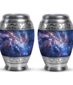 Stylized Artistic Decorative Galaxy Urn - Large Human Ashes Urn