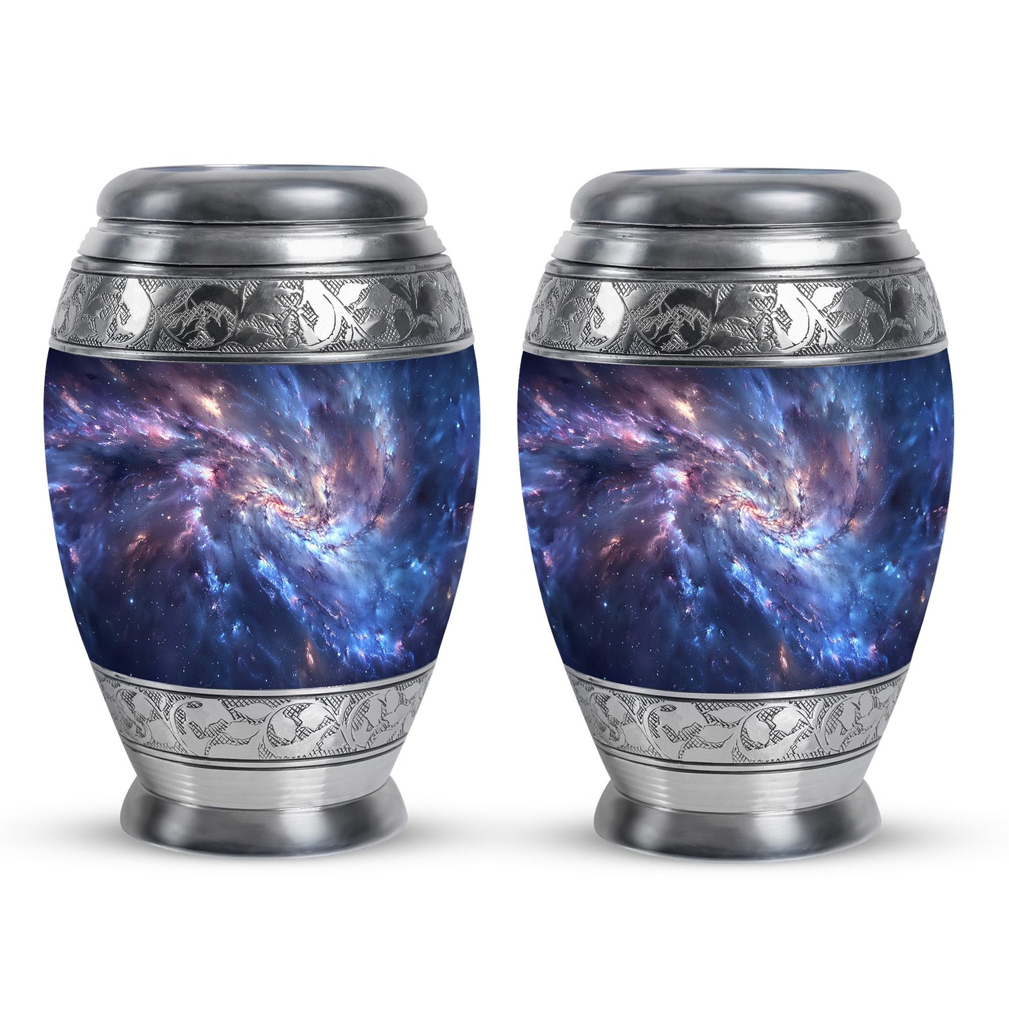 Personalized Galaxy Cremation Urn for Men - 10-inch, 200 cu in - Yatskia
