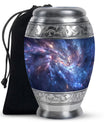 Stylized Artistic Decorative Galaxy Urn - Large Human Ashes Urn