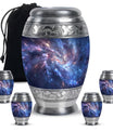 Stylized Artistic Decorative Galaxy Urn - Large Human Ashes Urn