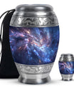 Stylized Artistic Decorative Galaxy Urn - Large Human Ashes Urn