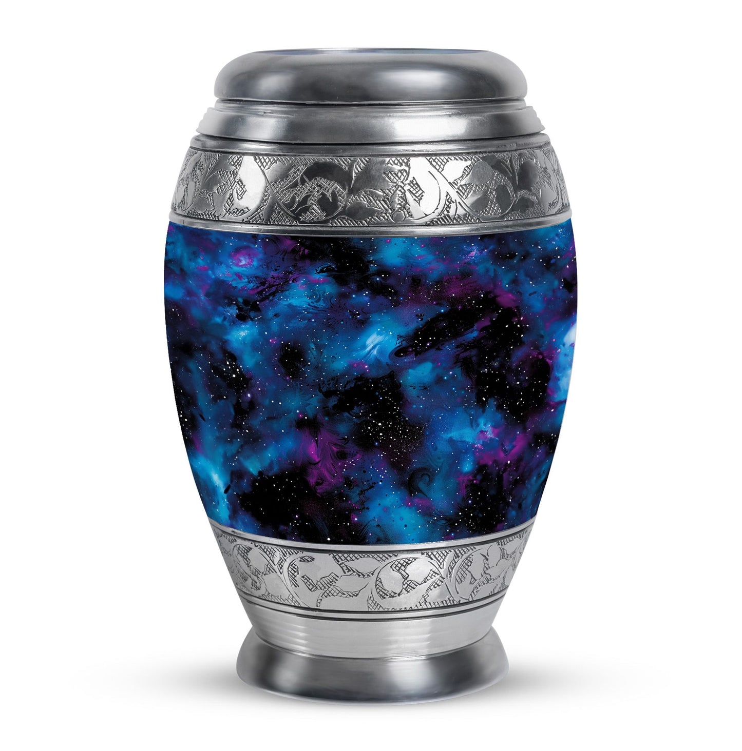 Personalized Galaxy Cremation Urn for Loved One - 10-inch, 200 cu in - Yatskia