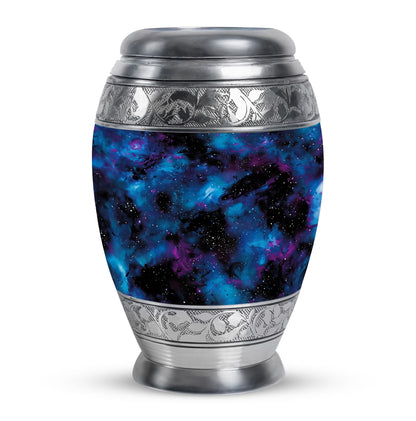 Personalized Galaxy Cremation Urn for Loved One - 10-inch, 200 cu in - Yatskia